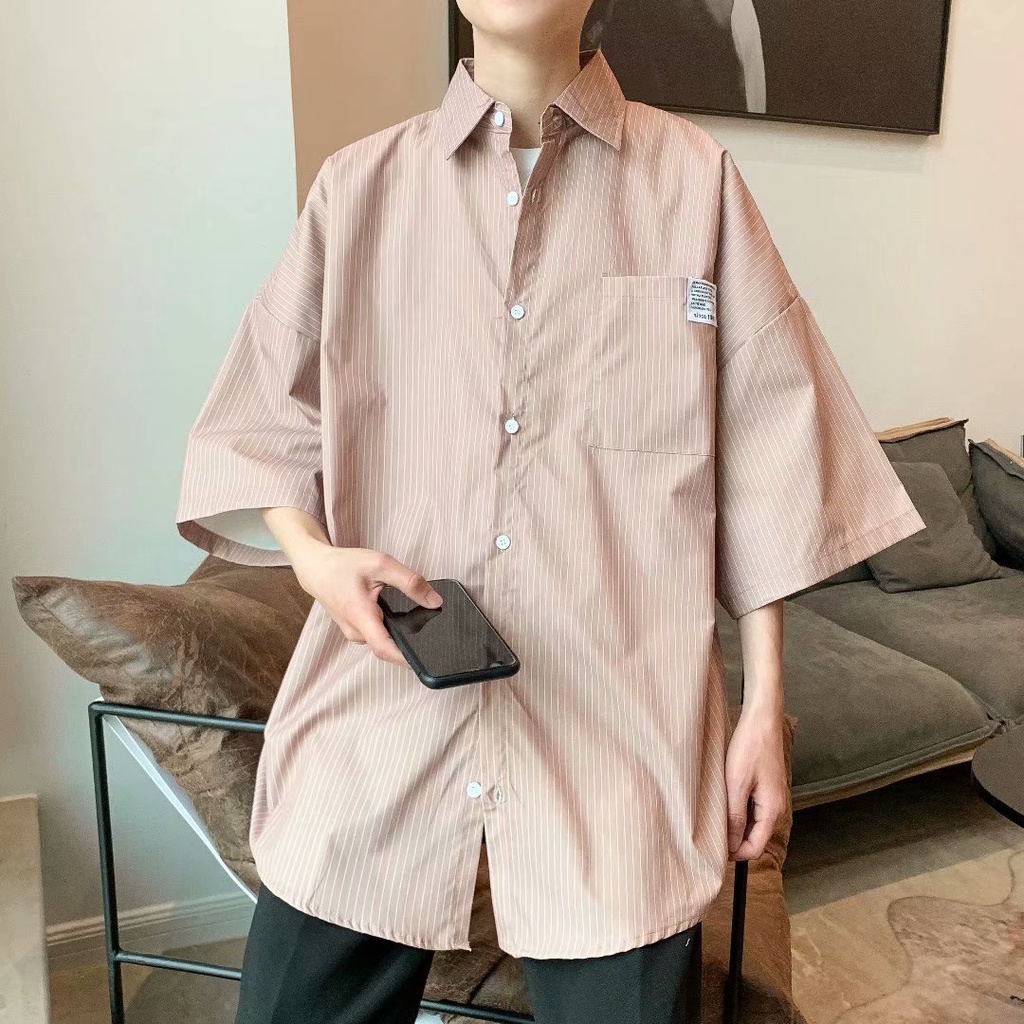 Fashion Printed Short Sleeve Shirt For Men