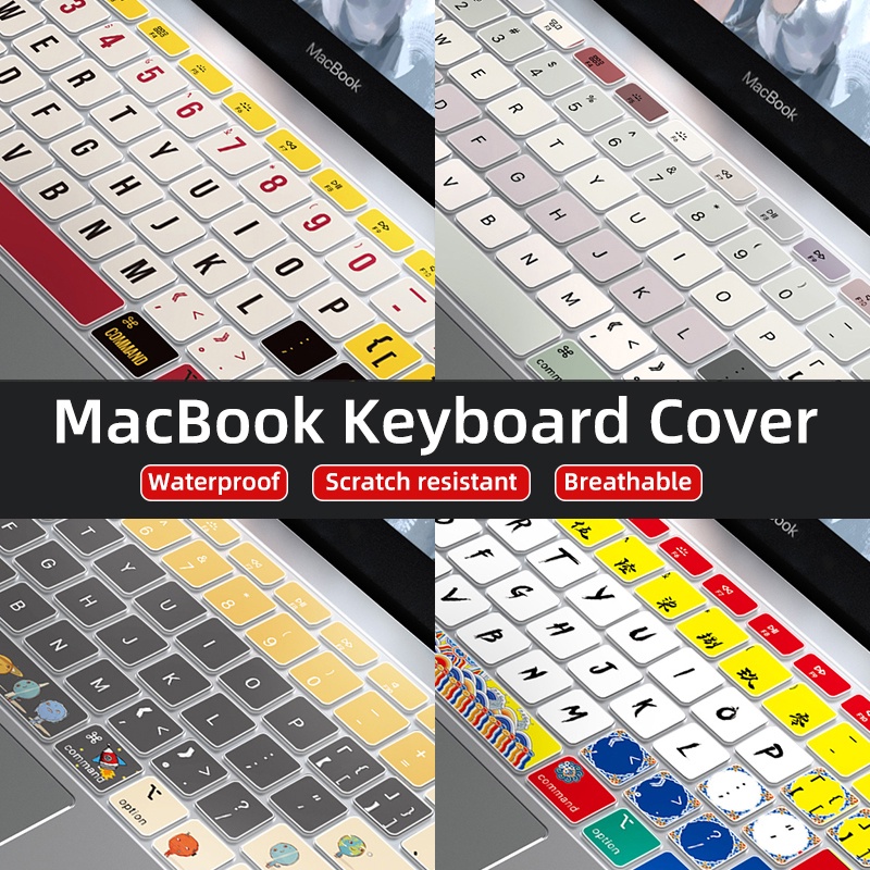 Miếng dán bàn phím cho MacBook Air 13 M1 A2179 A2337 2020 Nắp bàn phím MacBook Pro 13 A2289 A2338 2021MacBook Pro 14/16 A2442 A2485 Nắp bàn phím silicone