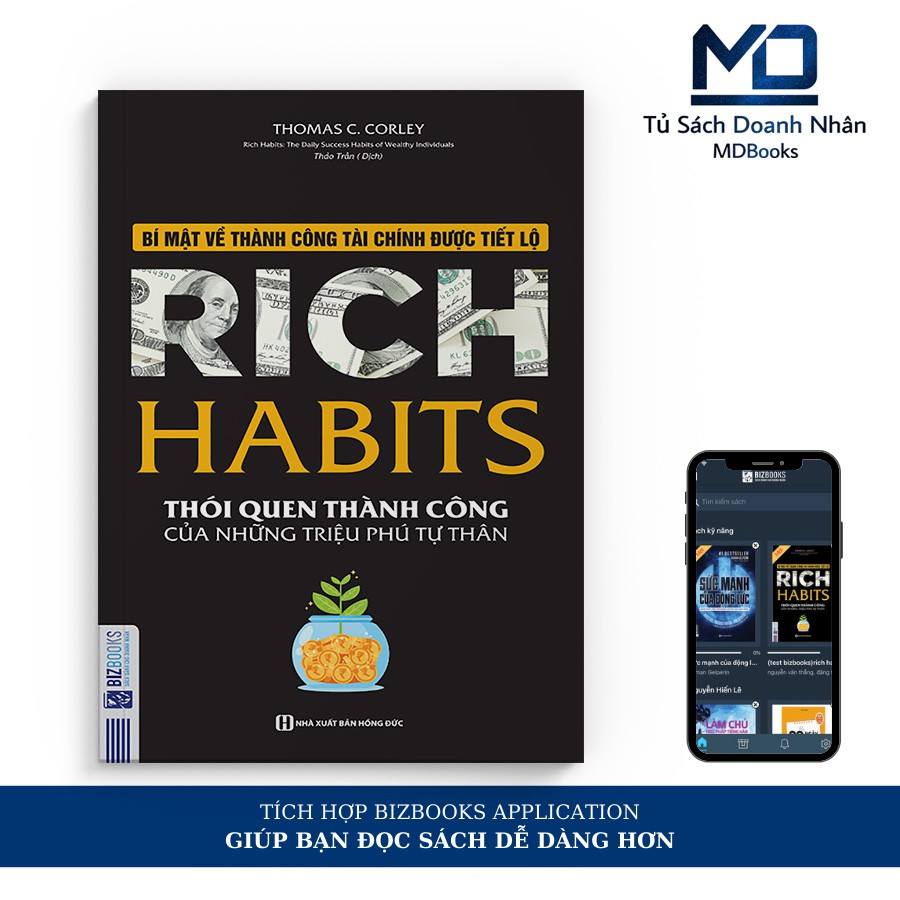 Sách - Rich Habits - Thói Quen Thành Công Của Những Triệu Phú Tự Thân – Kỹ Năng Cho Doanh Nhân Và Doanh Nghiệp