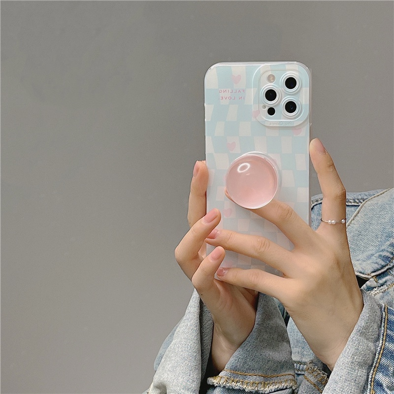 Ốp Điện Thoại Silicone Họa Tiết Bảng Kẻ Ô Cho Iphone 12 / 11Pro / Max X / XS / XR / SE 7P 8plus