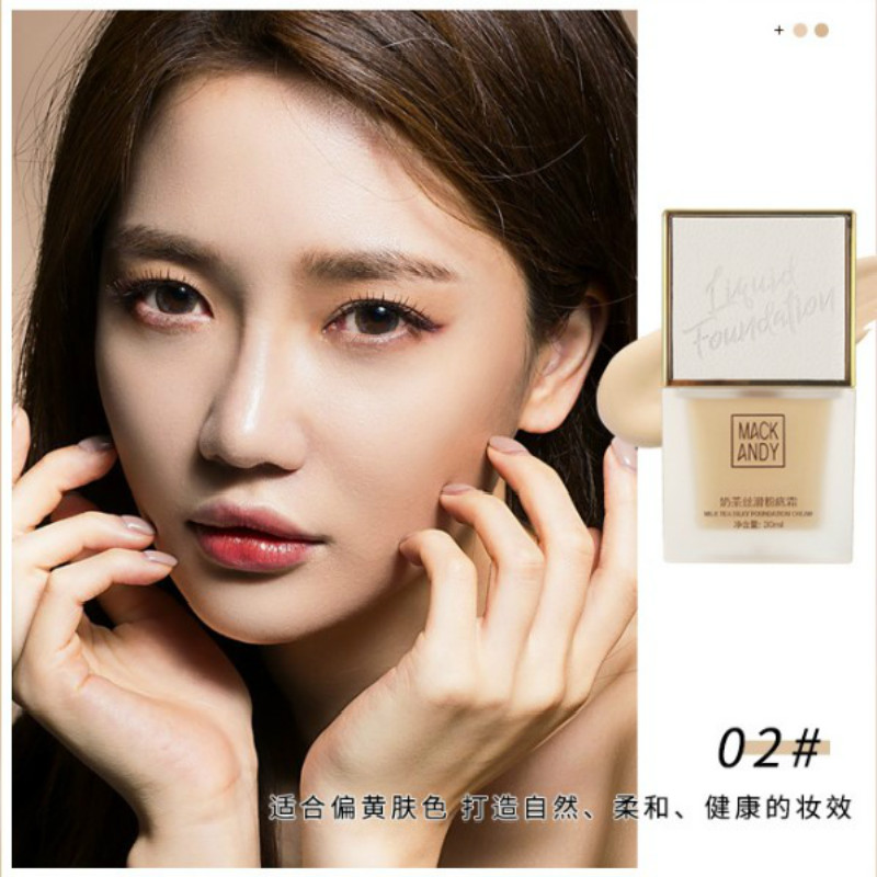 [Hàng mới về] Kem nền che khuyết điểm dạng lỏng chống thấm nước trang điểm trắng sáng tự nhiên | BigBuy360 - bigbuy360.vn