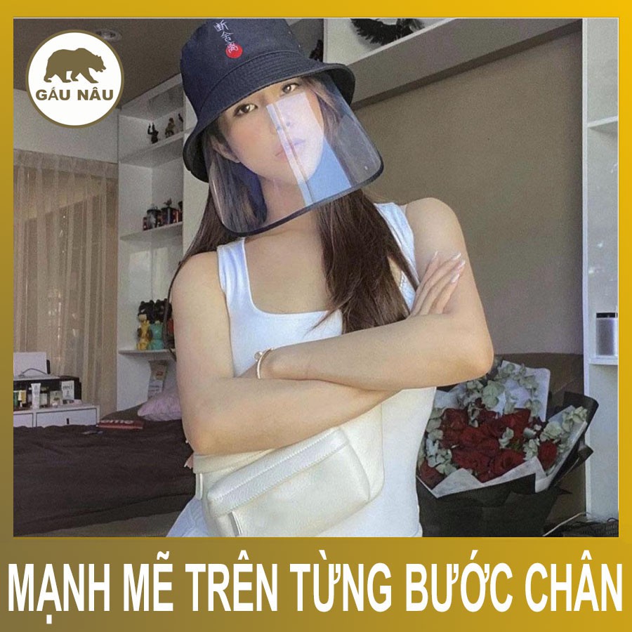 Nón chống dịch GN533 Gấu Nâu