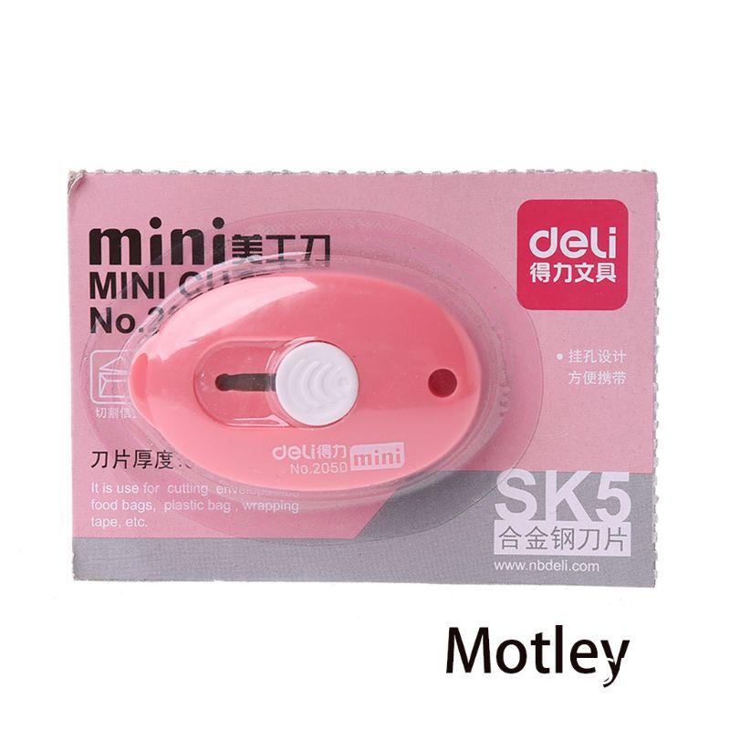 Lưỡi dao mini màu sắc ngẫu nhiên có thể thu gọn tiện dụng DIY