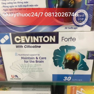 VIÊN UỐNG BỔ NÃO CEVINTON FORTE (sản phẩm này không phải thuốc không có tác dụng thay thế thuốc chữa bệnh)