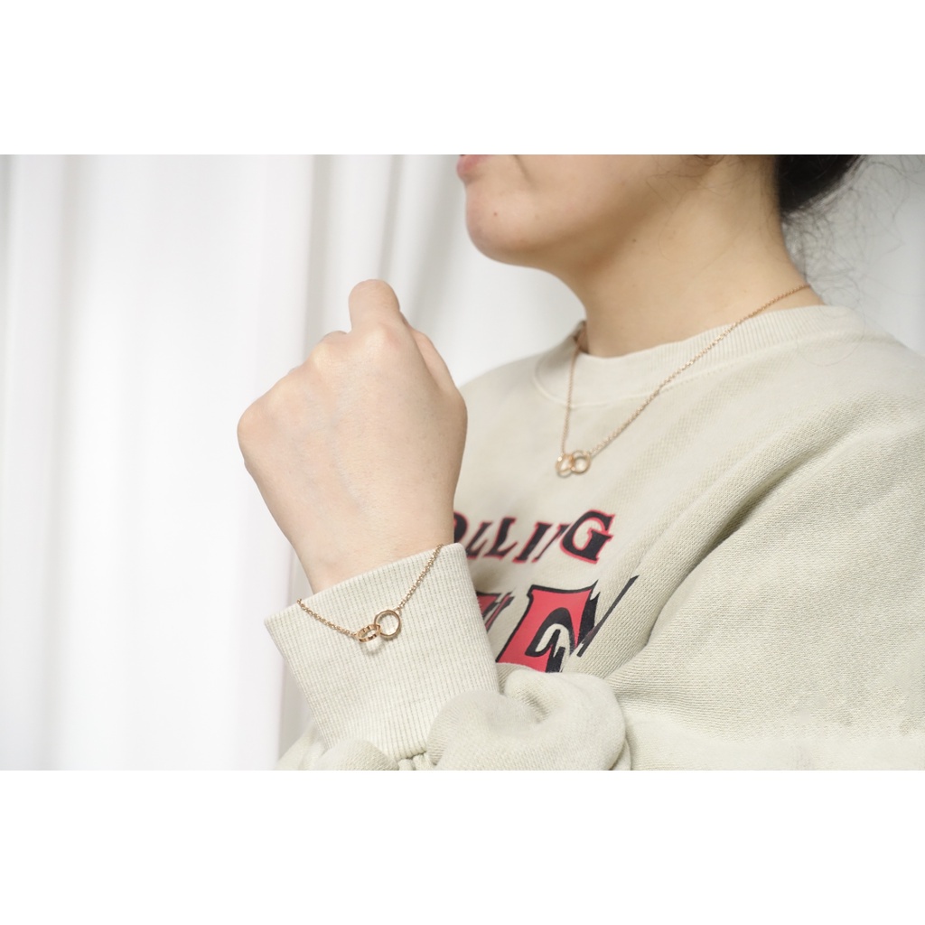 Dây Chuyền Daniel Wellington Elan Unity Necklace Rose Gold DW Chính Hãng - OtisWatch