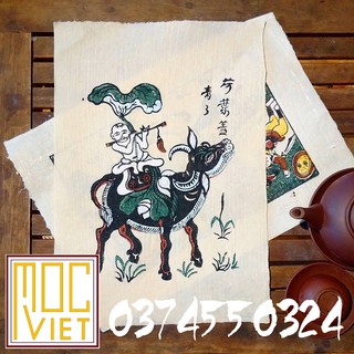 Tranh Đông Hồ Chăn trâu thổi sáo