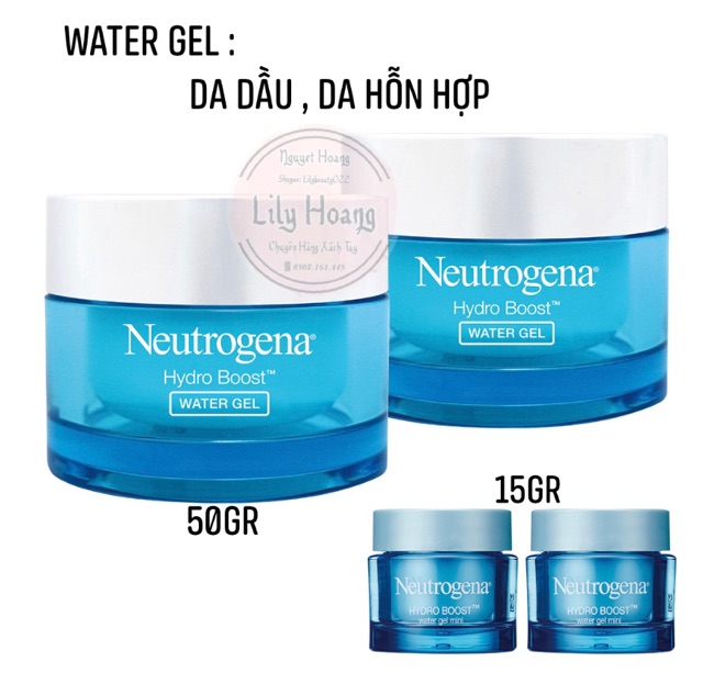 Kem dưỡng Neutrogena water gel 50g