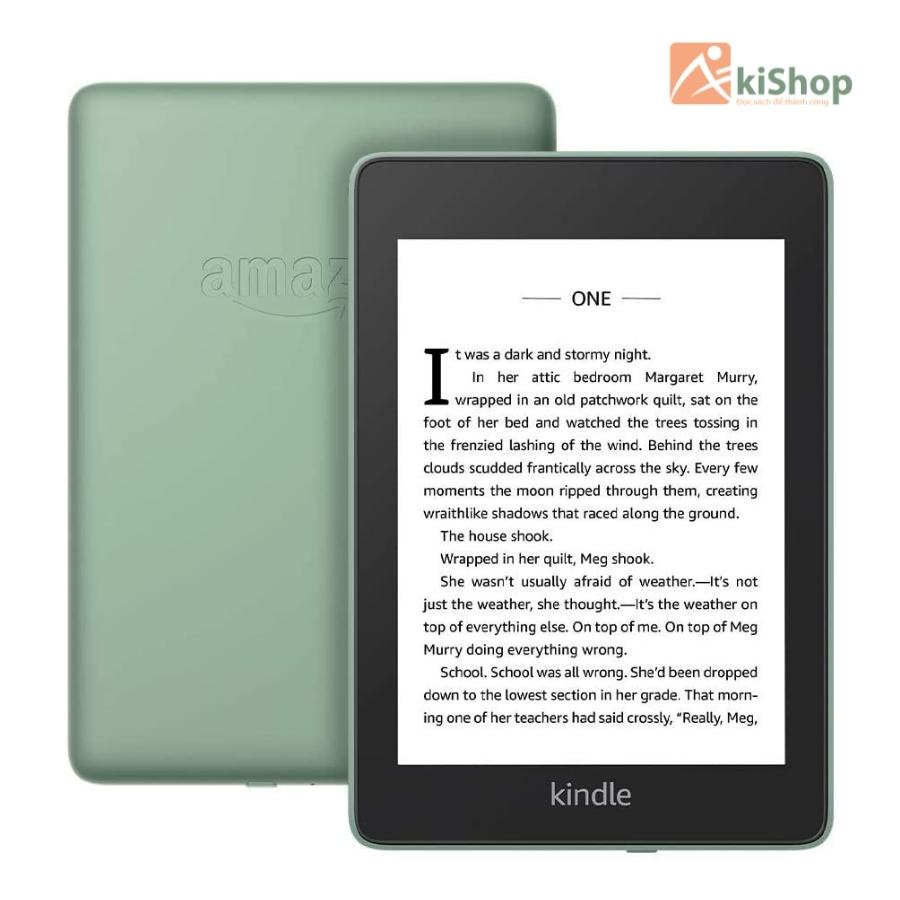 Máy đọc sách cũ Kindle Paperwhite 4 (10th) 8GB chính hãng cao cấp có kính Akishop