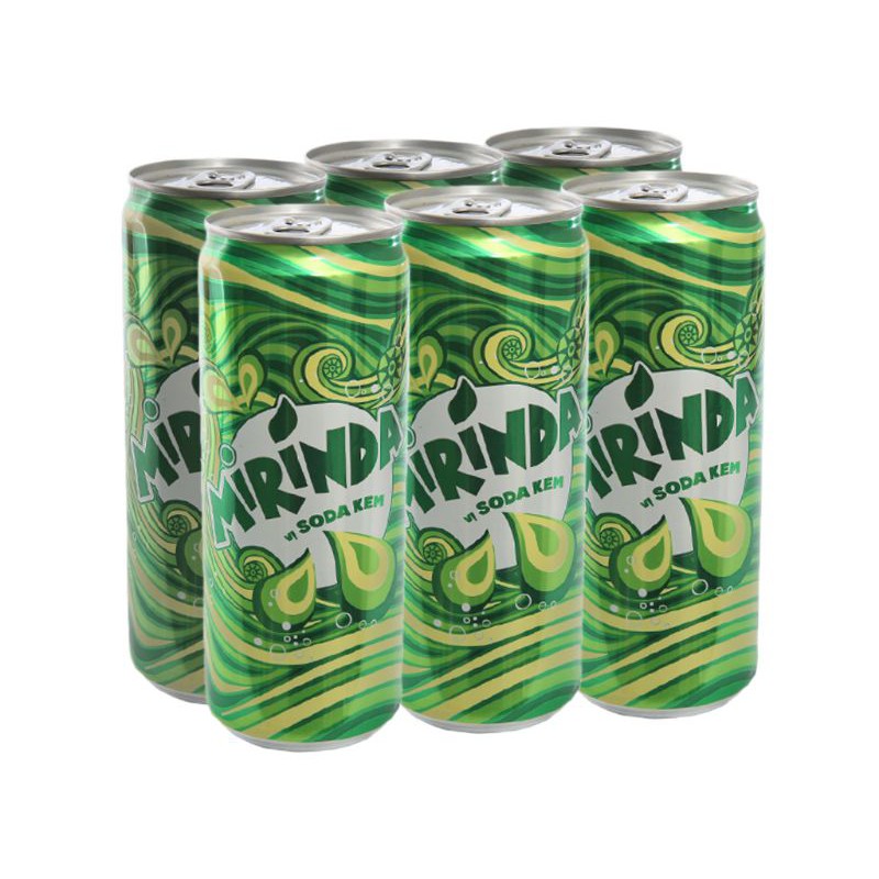 Thùng 24 lon Mirinda Soda kem 330ml