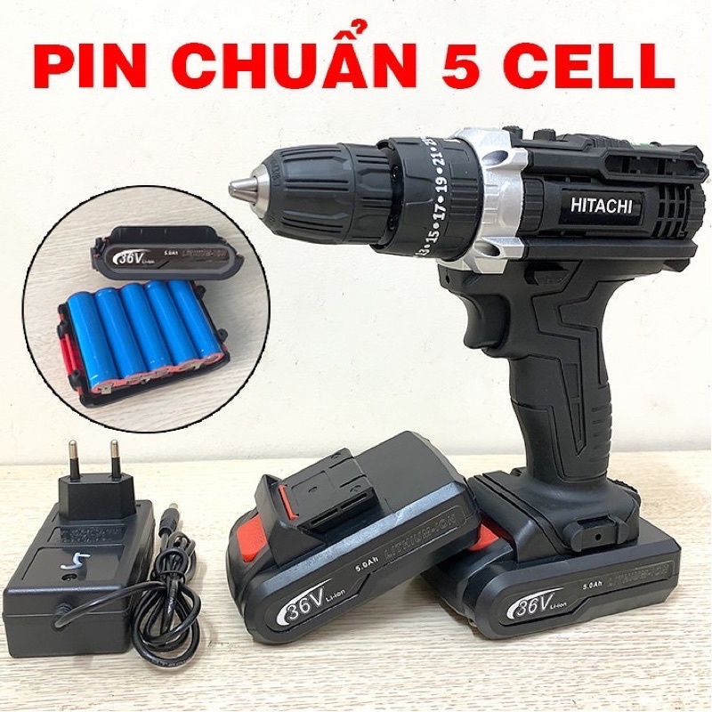 [Free Ship_Giảm Giá 20%] Máy khoan pin 36v loại 2 Pin