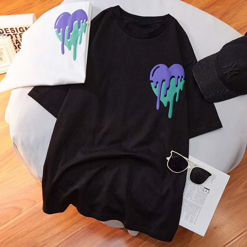 NRVP Mới 2021 Áo Thun Cotton Hàn Quốc Ngắn Tay Size Lớn Cho Nữ