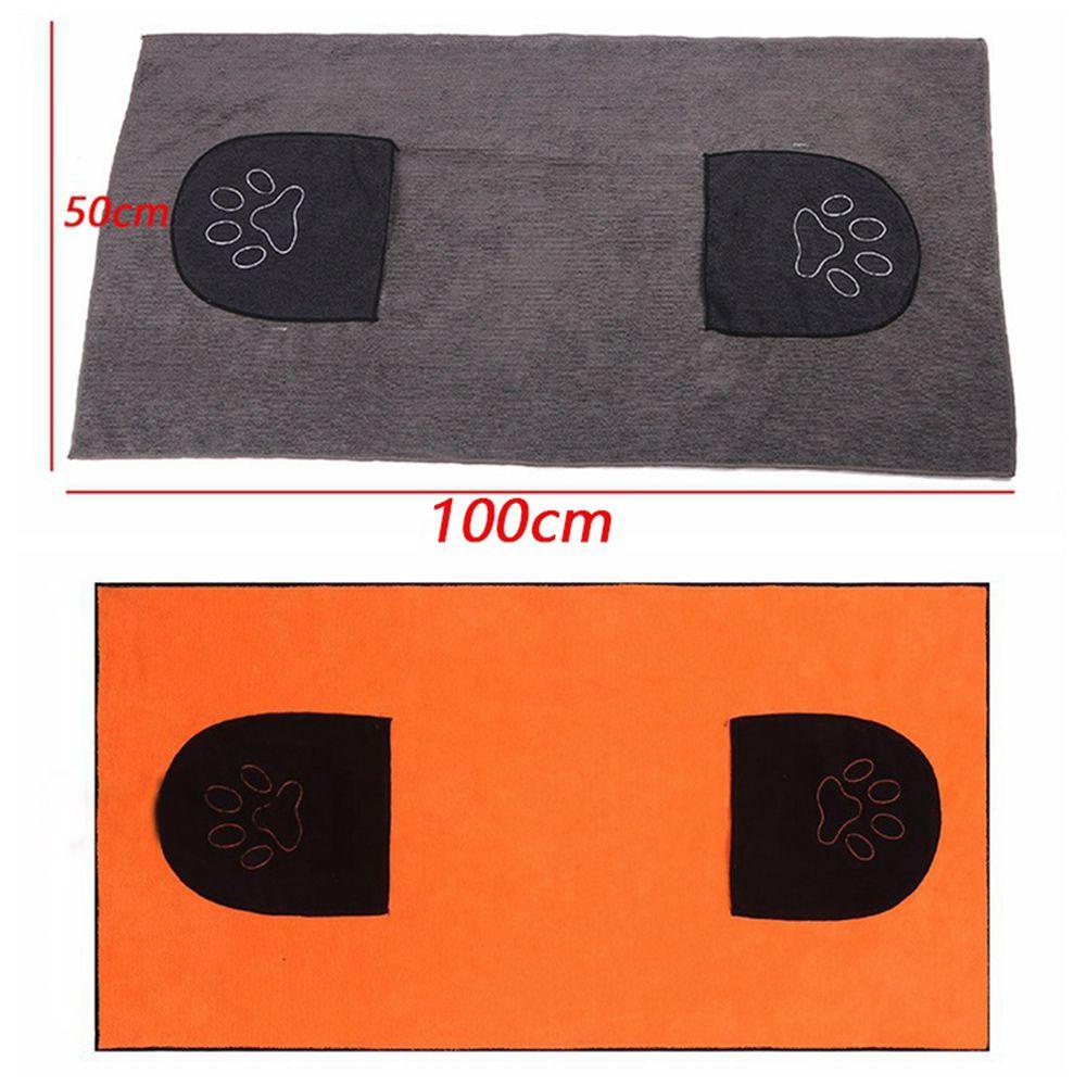 GIOVANNI Khăn Tắm Vải Sợi Mềm Dày Dặn Thấm Hút Nhanh Khô Dành Cho Thú Cưng