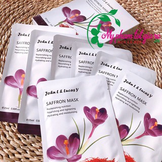Mặt Nạ Saffron Mask John L & Lucas Y Nhụy Hoa Nghệ Tây