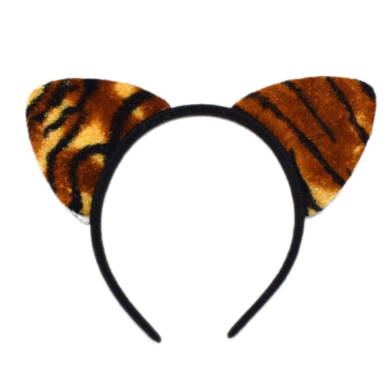 ✿ Băng Đô Tai Mèo Họa Tiết Da Báo Dễ Thương