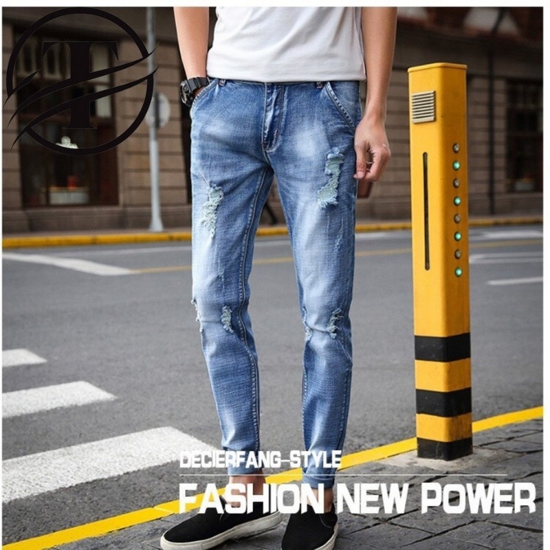 Quần Jean Nam Co Dãn QJ06 Jeans Chất Lượng Cao Vải Siêu Mềm Phong Cách Hàn Quốc