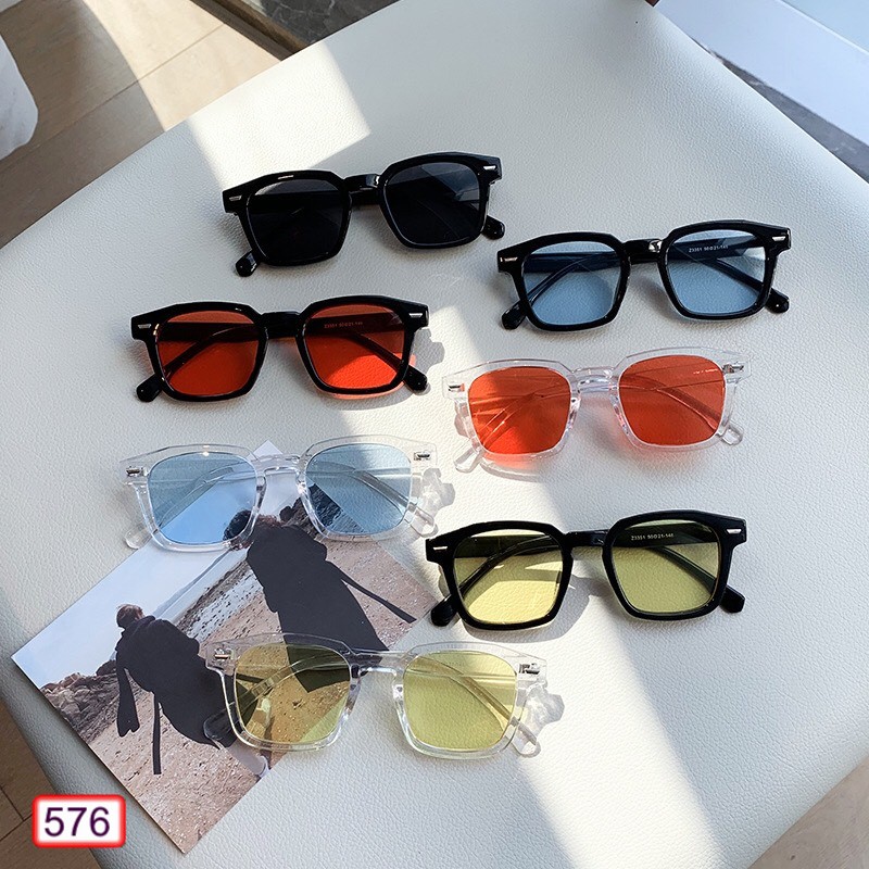 MẮT KÍNH THỜI TRANG HOT TREND 576 FORM VUÔNG VẠCH SIÊU ĐẸP
