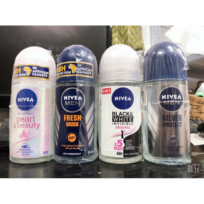lăn nách Nivea lọ thủy tinh ( chữ Đức)