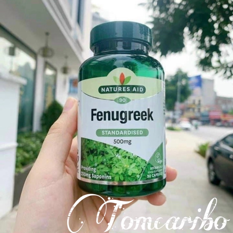 Cỏ lợi sữa Fenugreek Natures Aid Uk 90viên