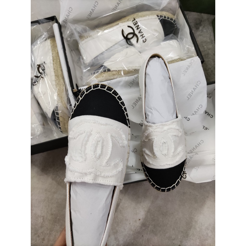 Không Hộp-Giày Giày Lười Da Cừu Espadrilles Mới