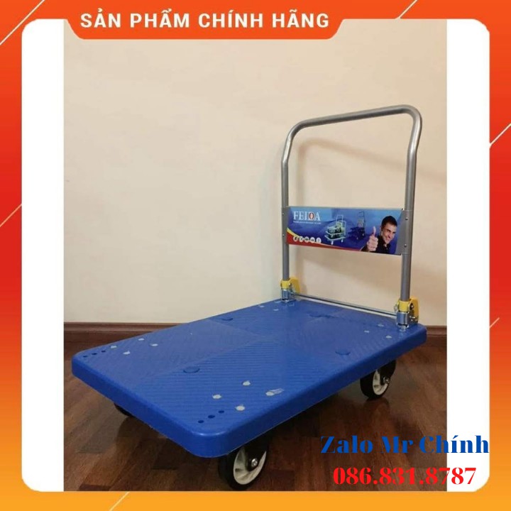 [ Free Ship ] Xe đẩy hàng GẤP GỌN tải trọng 150kg đến 300kg, tay đẩy gấp gọn. BH 2 NĂM. SIÊU CHẮC CHẮN