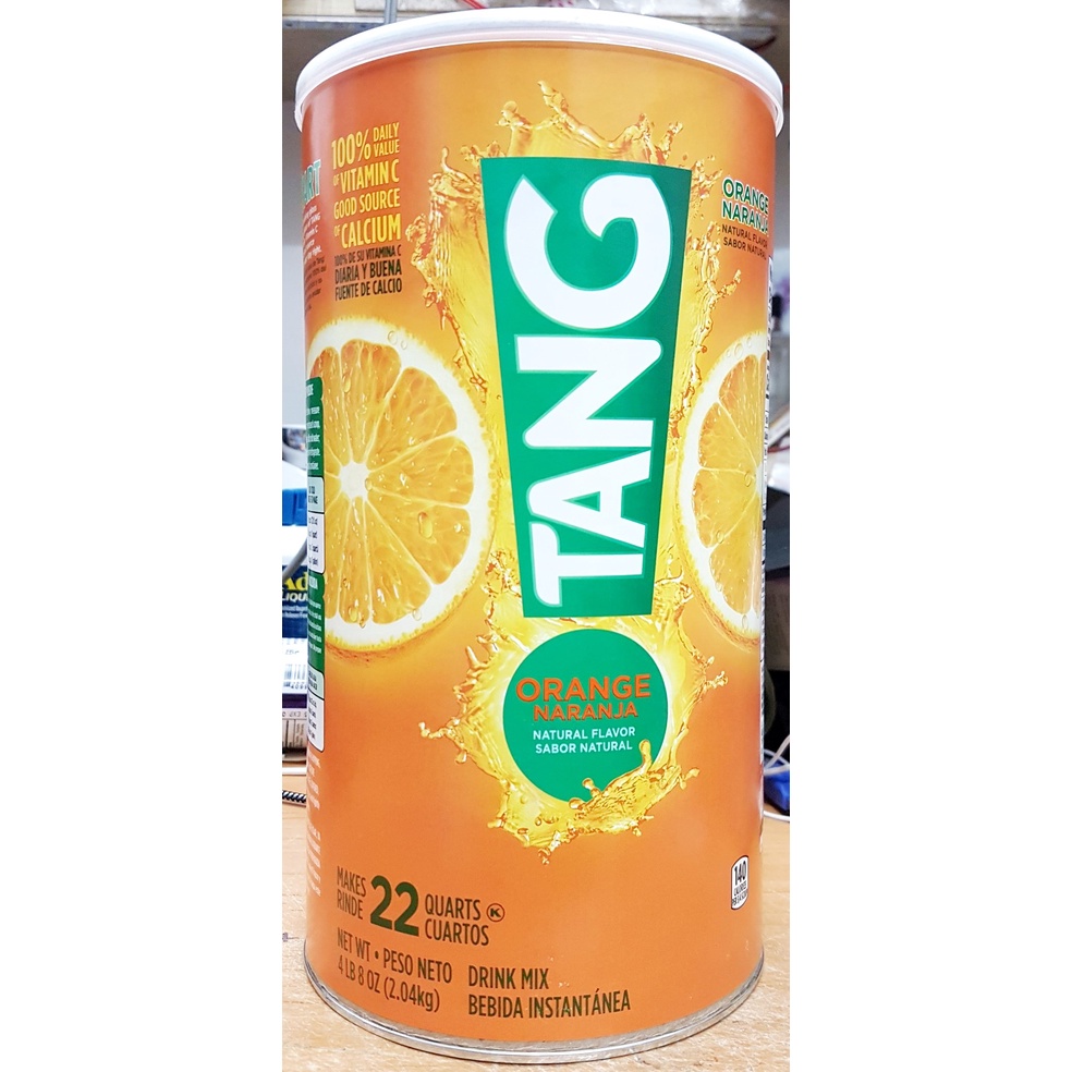 Bột Pha Nước Cam TANG Orange Vitamin C hủ 2.04kg (4LB 8OZ 2040g ) từ Mỹ