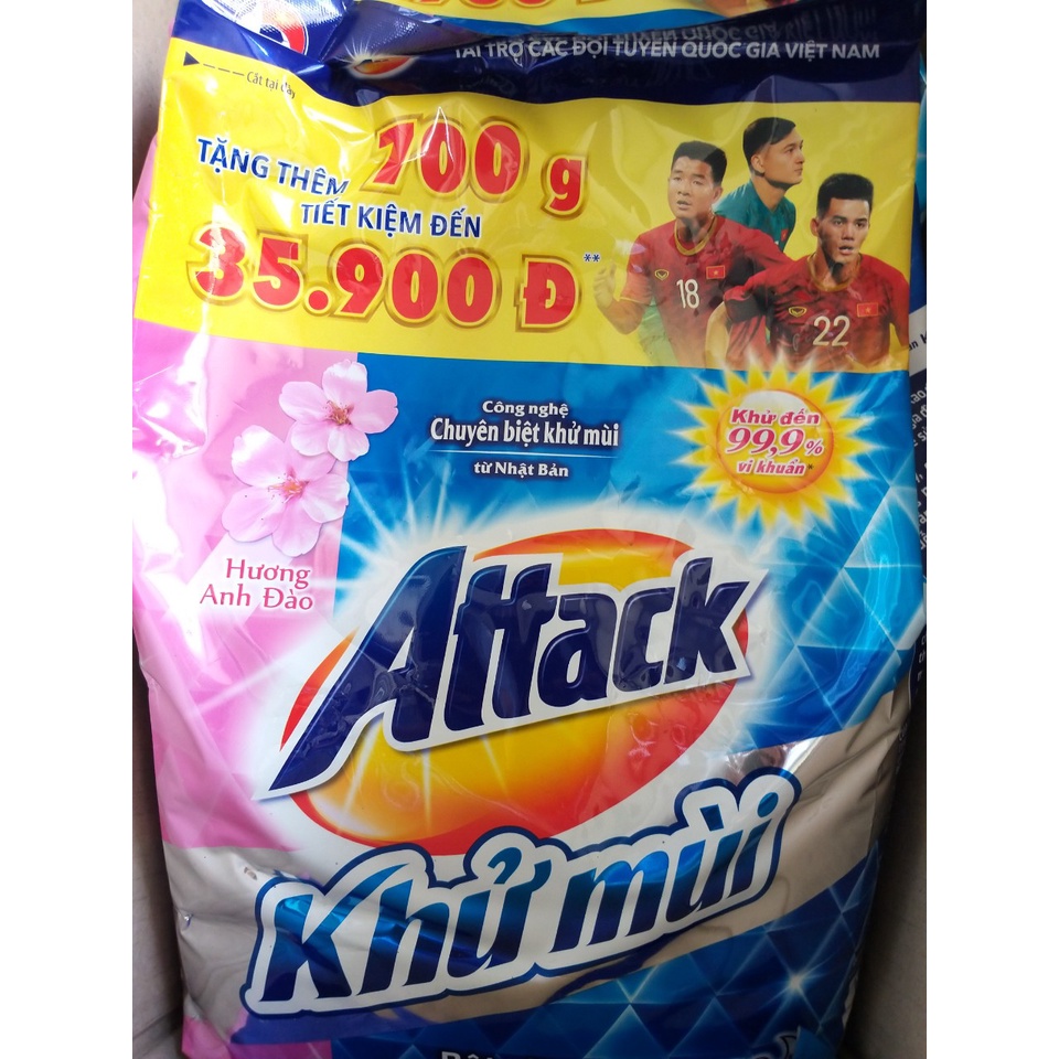 Bột giặt Attack oải hương/anh đào 3,8kg.