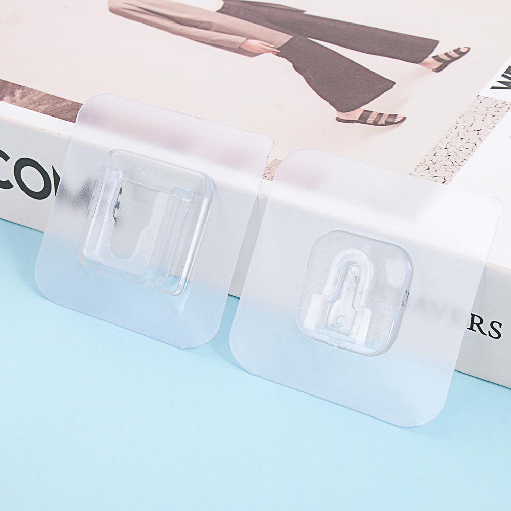 Set 1 / 3 / 5 / 10 Cặp Móc Dán Tường Chống Nước Chống Dầu Cho Nhà Bếp Nhà Tắm