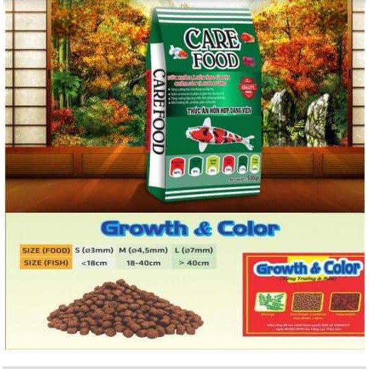 Cám cá Koi Care food GROWTH & COLOR  5KG