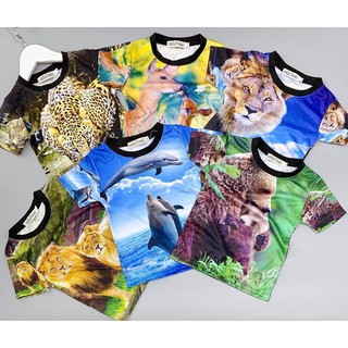 Đồ bộ thun lạnh in 3D bé trai bé gái ( 20 -35 kg)