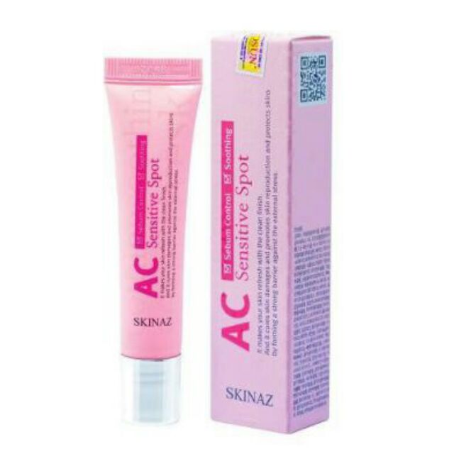 Kem trị mụn AC Sensitive Spot Skinaz Hàn Quốc