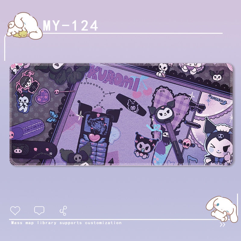 Miếng Lót Chuột Máy Tính sanrio Hình melody / Cún melody / melody / Bàn Phím Máy Tính