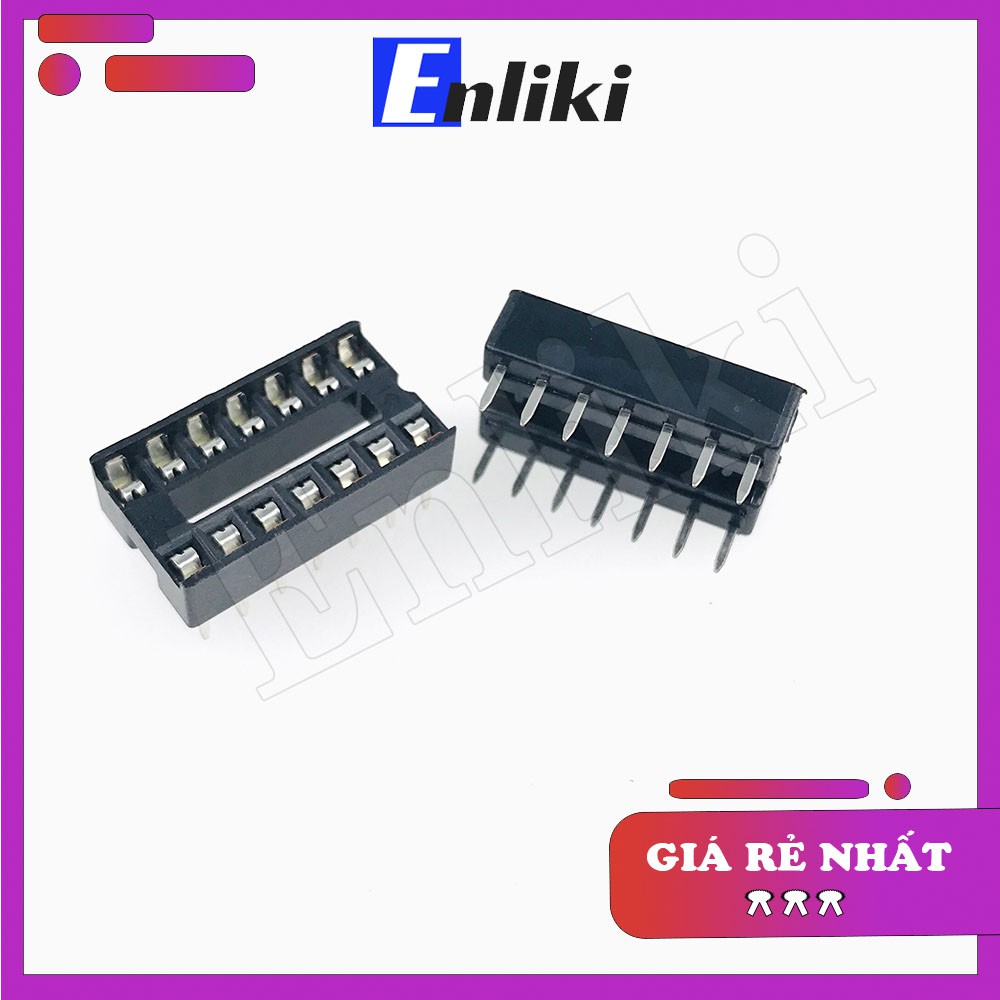 [Mã ELHACE giảm 4% đơn 300K] 10 Chiếc Đế IC DIP 14 - 14 Chân