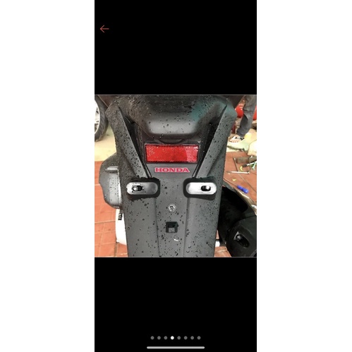 Tem chữ honda đỏ xám bạc 60mm chính hãng honda (giá 1 tem)