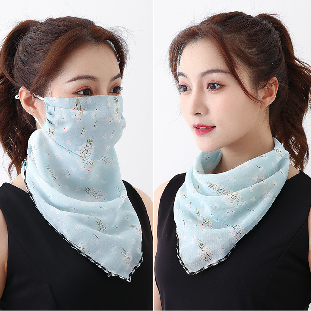 Khăn Choàng Cổ Chống Nắng In Hoa Thời Trang Cho Nữ | BigBuy360 - bigbuy360.vn