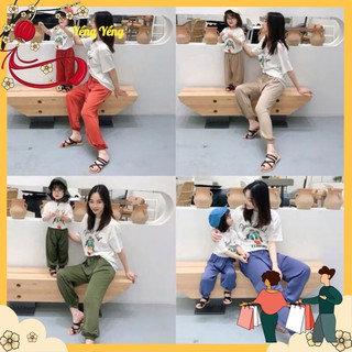 YY - Quần bomber đũi đôi cho mẹ và bé