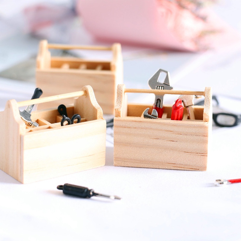 Bộ 6 Dụng Cụ Sửa Chữa Bằng Kim Loại Cho Nhà Búp Bê