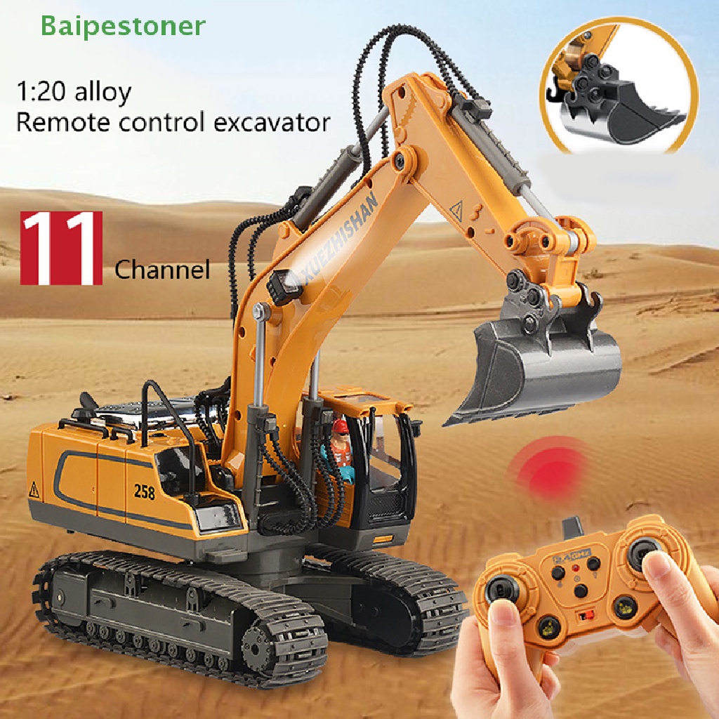 Mô Hình Máy Xúc Điều Khiển Từ Xa Bằng Hợp Kim Cỡ Lớn 5 / 6 / 11 Kênh 1: 20