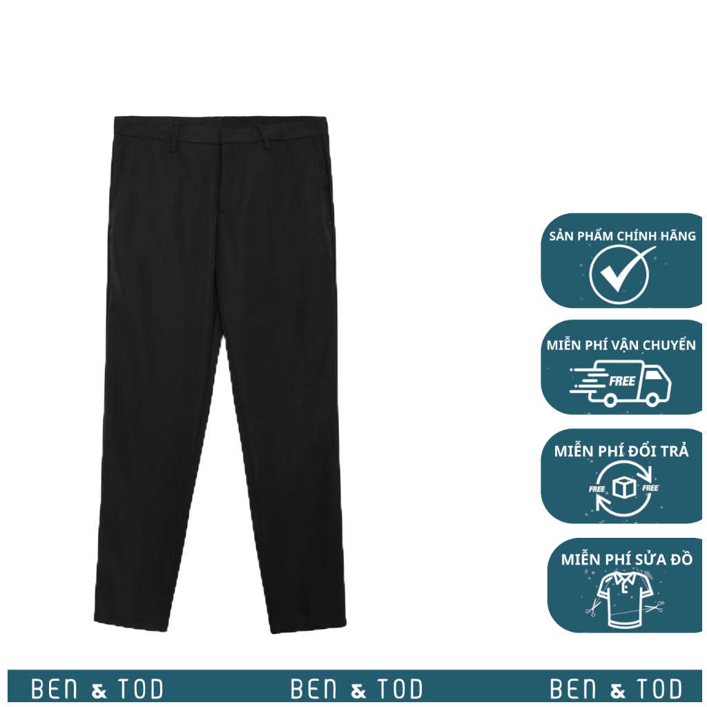 Quần tây nam BEN & TOD cotton co giãn công sở Non-Iron Pants 21003