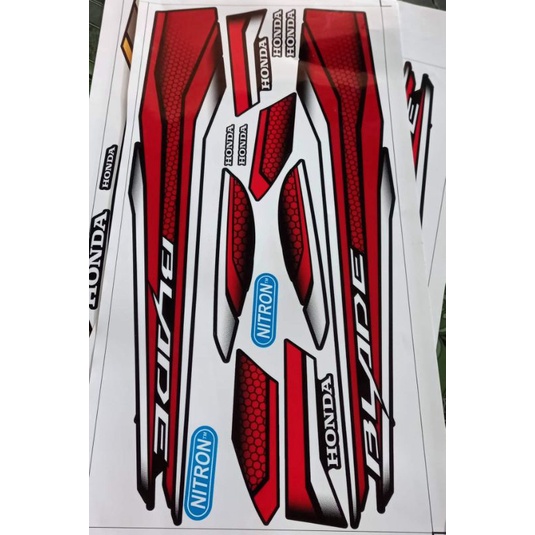 Tem rời dán xe honda blade