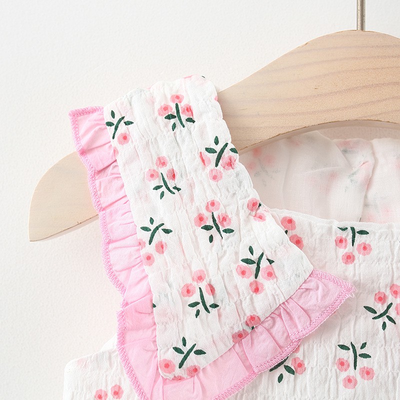Váy công chúa bé gái Váy hoa  nhí bé gái size 1-3 tuổi VH78