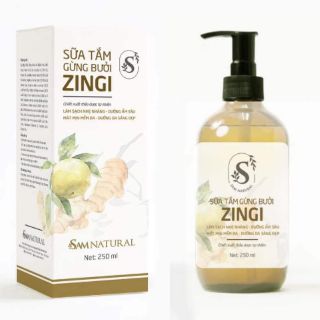Sữa tắm gừng bưởi Zingi Sam Natural