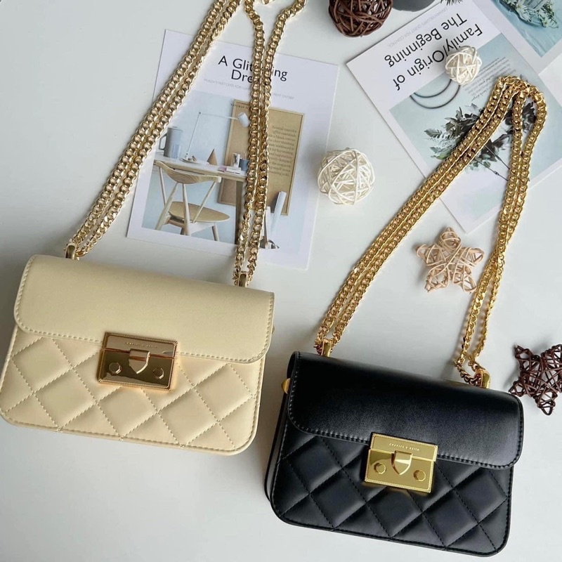 Túi da đây xích mini CNK Singapore