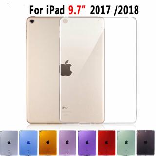 Apple iPad 9.7 2017 2018 5th 6th Generation Soft Silicon Transparent Slim Cover Case Protective Skin