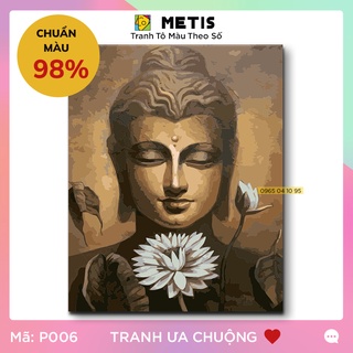 Tranh Tô Màu Theo Số Tranh Sơn Dầu Số Hoá Quan Âm Bồ Tát P006