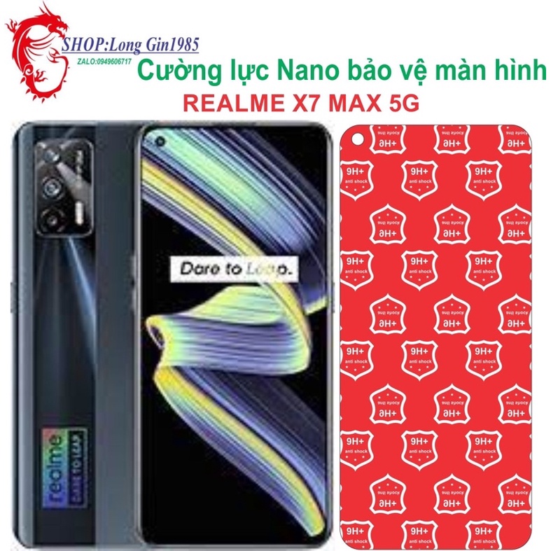 Realme X7 Max 5G Cường lực dẻo Nano chống va đập chống trầy xước tốt