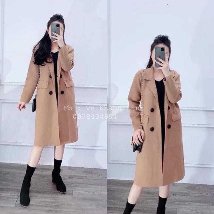 ÁO Khoác Dạ Nữ ⚡️𝐅𝐑𝐄𝐄 𝐒𝐇𝐈𝐏⚡️ ÁO Dạ Ép túi Nắp Dáng Dài siêu đẹp ( áo dạ ép túi nắp) | BigBuy360 - bigbuy360.vn