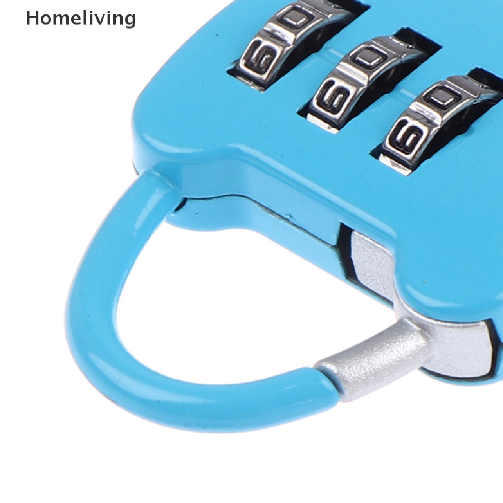 Ổ Khóa Mật Khẩu 3 Số Mini Bằng Kẽm Tiện Dụng Mang Theo Du Lịch