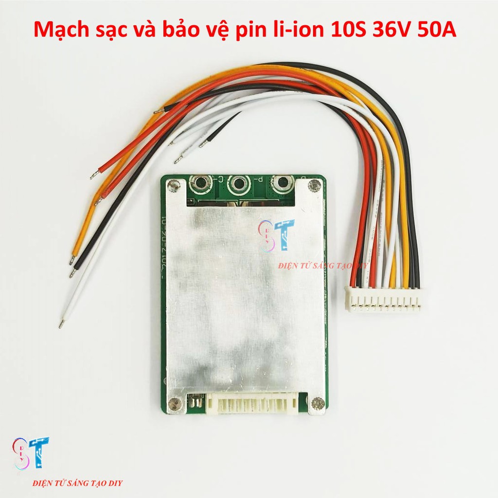 Mạch Sạc Và Bảo Vệ Pin li-ion 10S 36V 50A cho Pin 18650