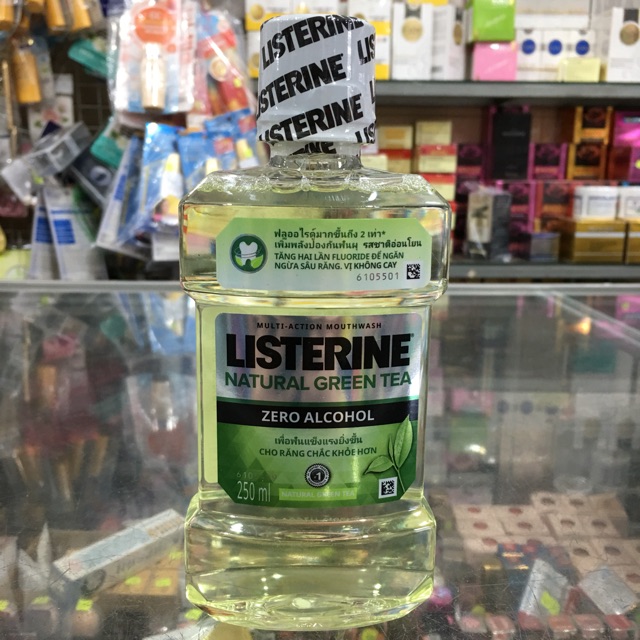 Nước súc miệng ngừa sâu răng Listerine trà xanh 250ml (vị không cay)