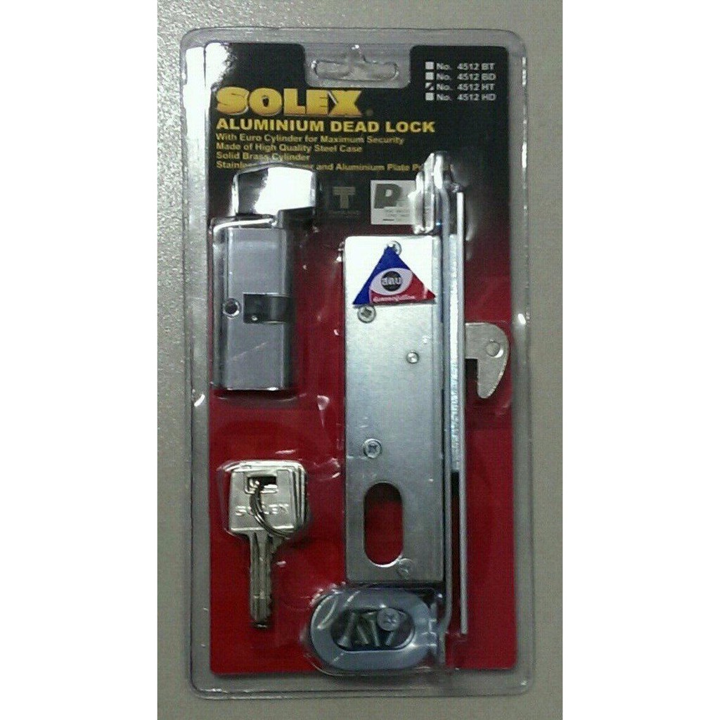 KHÓA CỬA LÙA SOLEX THÁI LAN 4512 - Made in Thailand